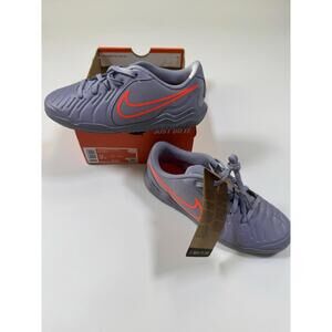 Nike Jr Legend 10 Club IC Youth 2Y Soccer Shoes Cement Grey NWT